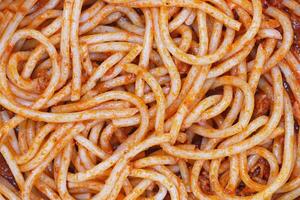 Spaghetti Bolognese for pattern and background photo