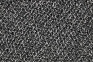 Grey knitting wool texture for pattern and background photo