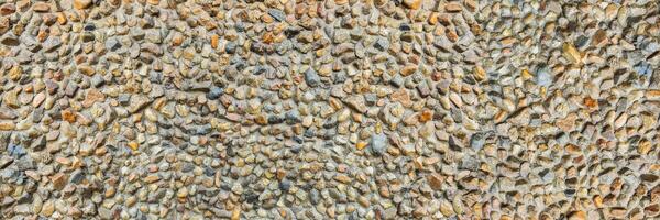 pebble in cement texture for pattern and background photo