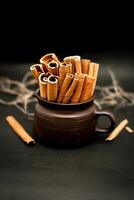 Rustic Cinnamon Sticks with Natural Props photo
