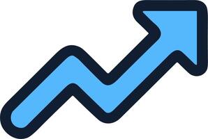 Rising Arrow Chart Business Trend vector
