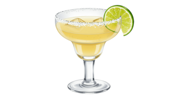 Refreshing green drink with lime on transparent background png