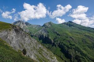 Mountain ranges in the Alps at Bourg-Saint-Maurice photo