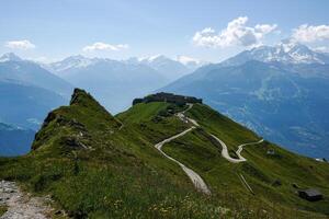 Panoramic view of the Fort de la Platte at altitude in Bourg-Saint-Maurice photo