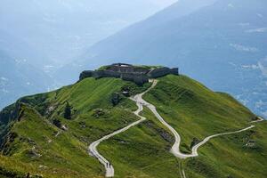 View of the Fort de la Platte at altitude in Bourg-Saint-Maurice photo
