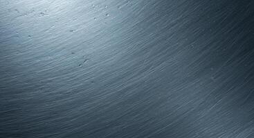 Brushed Steel Texture Dark Gray Metallic Background with Linear Scratches photo