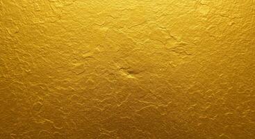 Golden textured background metallic gold surface rough stone like pattern photo