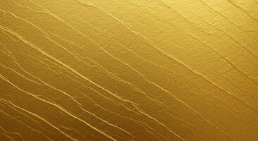 Golden textured background with diagonal lines High resolution gold surface photo