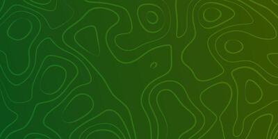 Beautiful green abstract topographic background with gently flowing lines creating an organic pattern vector