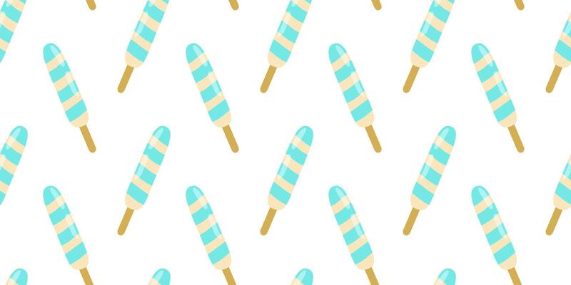 Colorful striped Fruit ice arranged in a repeating pattern on a clean background