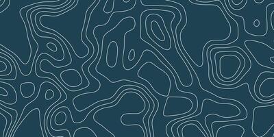 Abstract contour design featuring curved lines on a dark background for artistic or design purposes vector