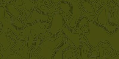 Contour map design with muted green tones and intricate black lines creating abstract shapes vector