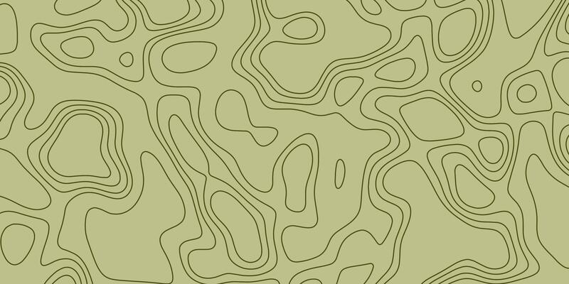Abstract landscape pattern with wavy contours and light green background showcasing fluid forms and natural inspiration