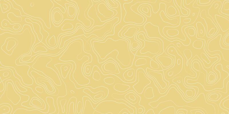 Intricate topographic lines create an abstract design in subtle yellow tones, revealing a unique landscape pattern
