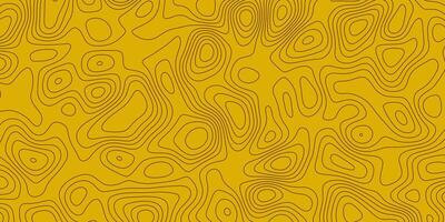 Unique abstract design featuring wavy line patterns on a yellow background in contemporary minimalist style vector