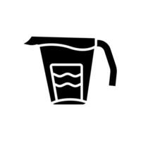 measuring cup icons flat isolated style design vector