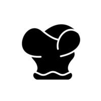 toque icons flat isolated style design vector