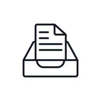 outbox icons isolated style design vector
