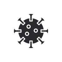 virus icons flat isolated style design vector