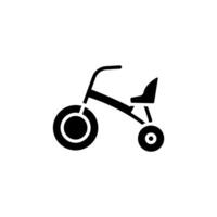 tricycle icons flat isolated style design vector