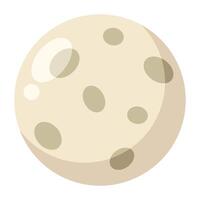 Round spotted ball cartoon icon in flat style isolated on white background vector