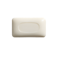 Bar of white soap with a transparent background for design elements png