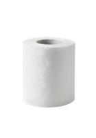 Isolated roll of white toilet paper on transparent background file png