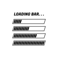 Loading bar illustration vector