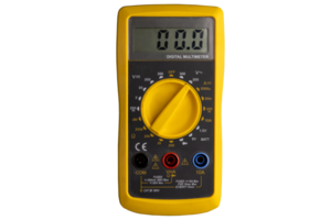 Digital multimeter. Display turned on png