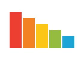 Sport podium icon. Business hierarchy pyramid symbol. Graphic level diagram. Business pyramid template. Design infographic element. First place marketing icon. illustration vector
