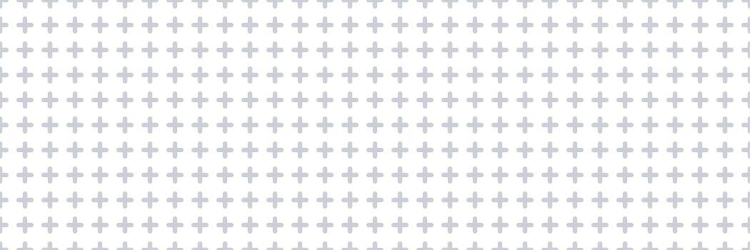Plus seamless pattern. Simple geometric crosess texture. Graphic cross symbol grid. Plus sign repeat pattern. Graphic texture. illustration isolated on white background vector
