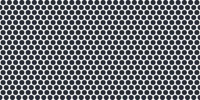 Metal micro mesh seamless pattern. Iron plate with round holes. Perforated metal texture. Dotted seamless pattern. Peg board sheet. Speaker screen grid background. Black holes. illustration vector