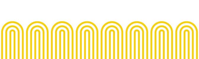 Pasta horizon seamless pattern. Yellow japan ramen design. Italian spaghetti background. Chinese noodle texture. Abstract wavy line pattern. Food bg. illustration isolated on white background vector