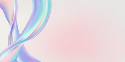 Colorful swirls on a soft background vector