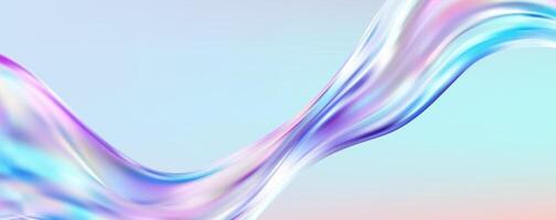 Abstract colorful wave design background vector