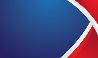 Modern red white on blue background for business or certificate vector