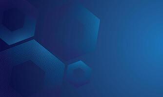 Dark blue gradient background with abstract geometric lines vector