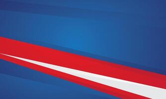 Modern design blue, red and white background colors vector