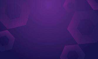 Abstract purple gradient background with geometric lines vector