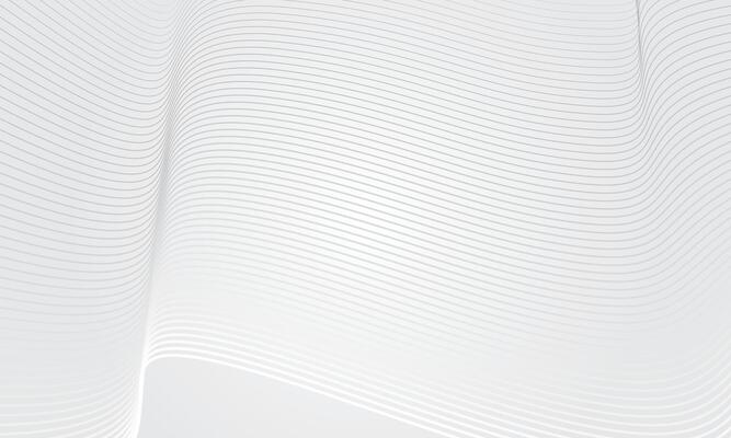 Dynamic wave line pattern on white background