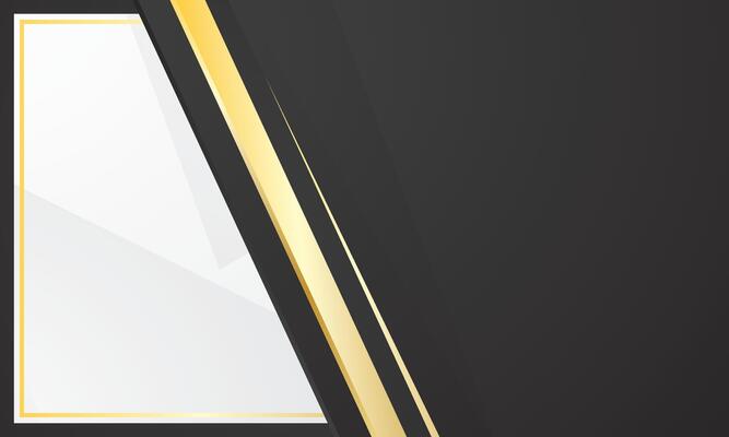 Luxury abstract geometric gold black background for certificate