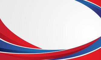 Abstract stylish blue red on white background vector