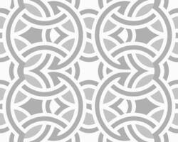 Elegant seamless pattern featuring a geometric chainlink design in shades of grey and white for backgrounds vector