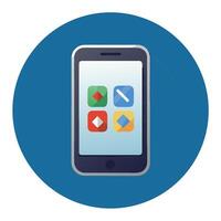 Mobile app development services vector