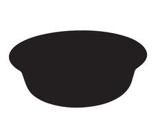 Enamel Basin. Enamel Basin icon in flat style. vector