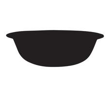 Enamel Basin illustration design art. vector