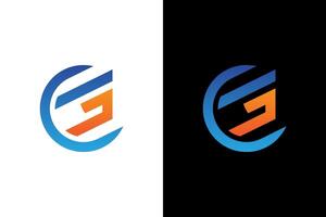 Modern Abstract Logo with Gradient Design vector