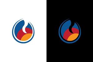 Abstract Circular Logo Design Template vector
