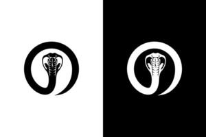 Striking Cobra Snake Graphic Illustration Design vector