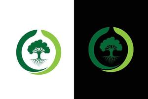 Elegant Tree of Life Logo Design vector